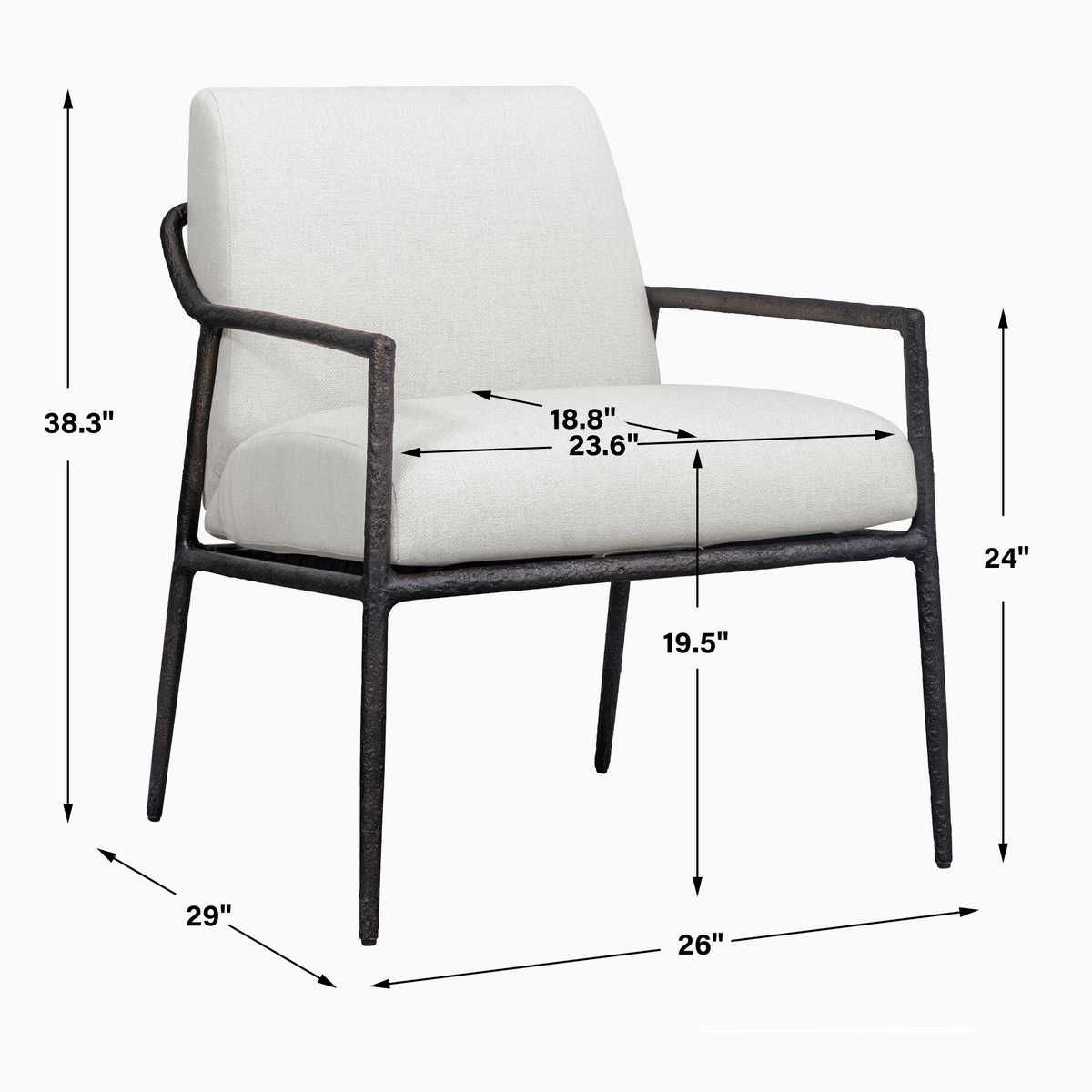 Thayer Outdoor Lounge Chair by Uttermost