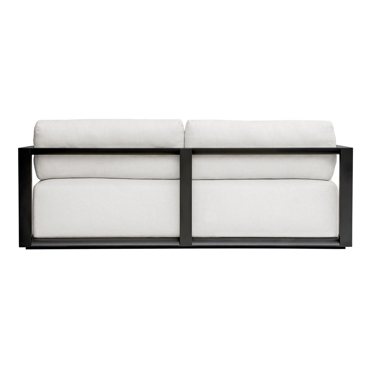 Remsen Outdoor 3 Seater Sofa, Java Black/Oyster