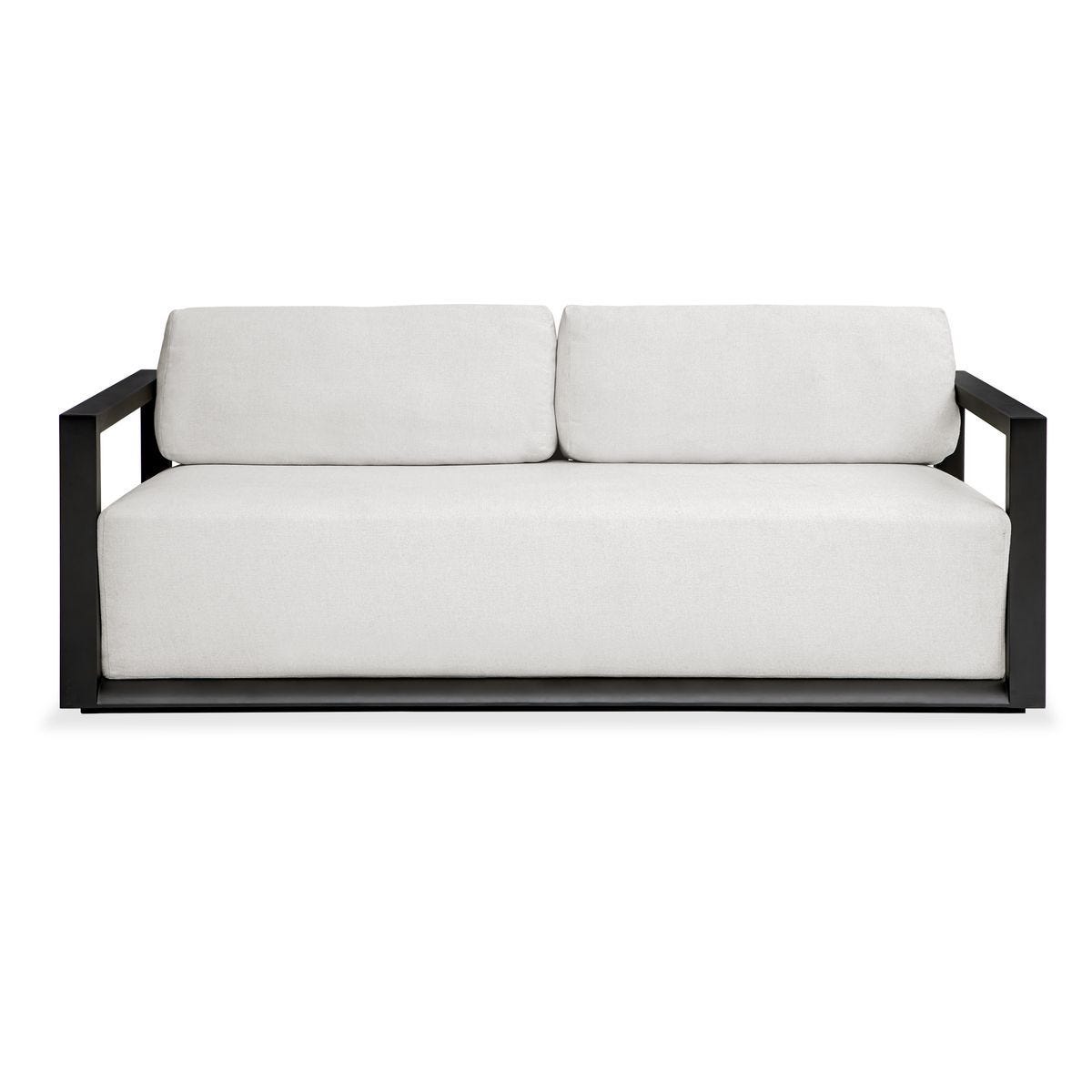 Remsen Outdoor 3 Seater Sofa, Java Black/Oyster – Furniture by Uttermost | Sutter & Vale