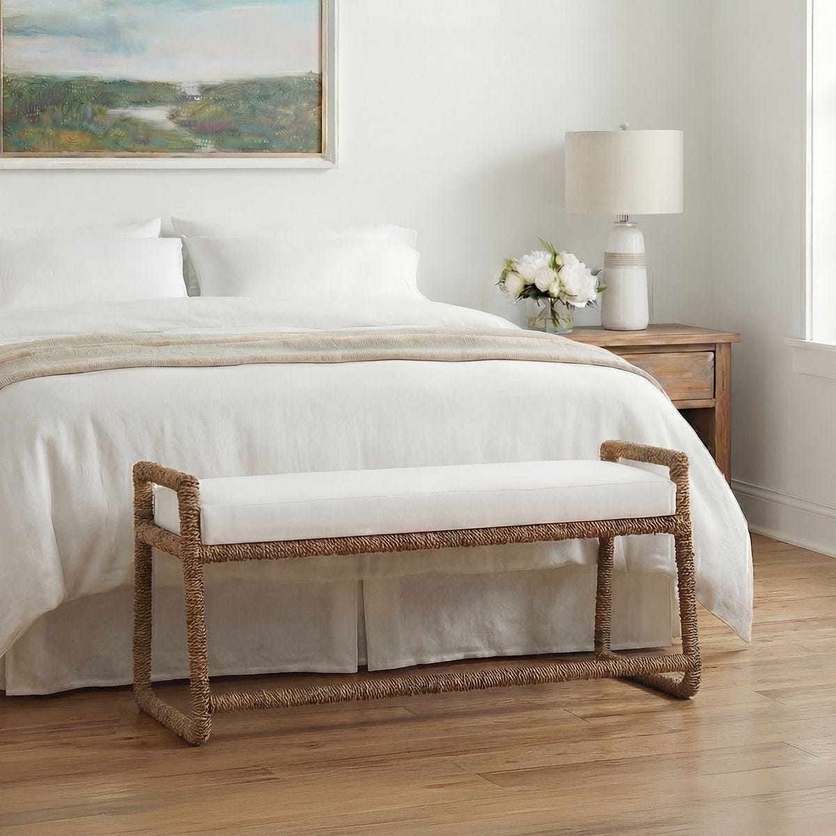 Araiza Bench – Furniture by Uttermost | Sutter & Vale