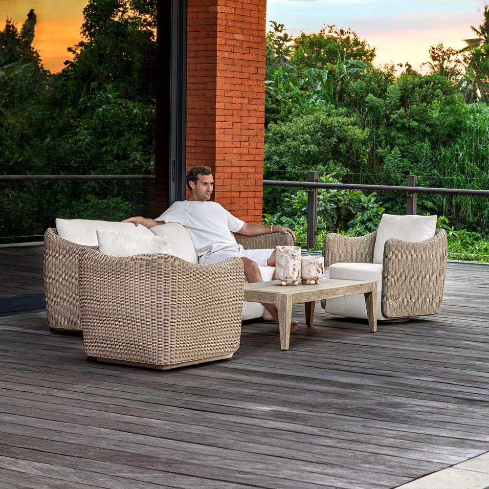 Sunset Outdoor Swivel Lounge Chair