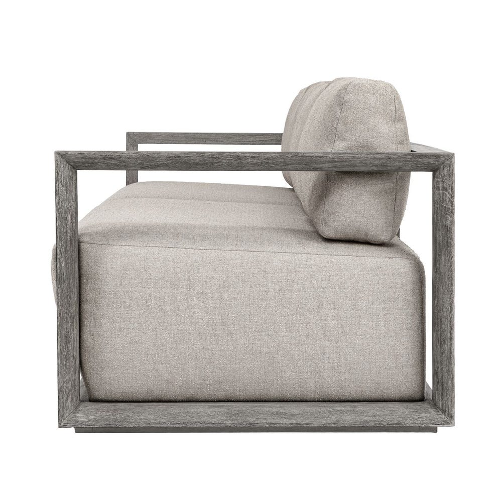 Remsen 4 Seater Outdoor Sofa, Weathered Gray/Dove