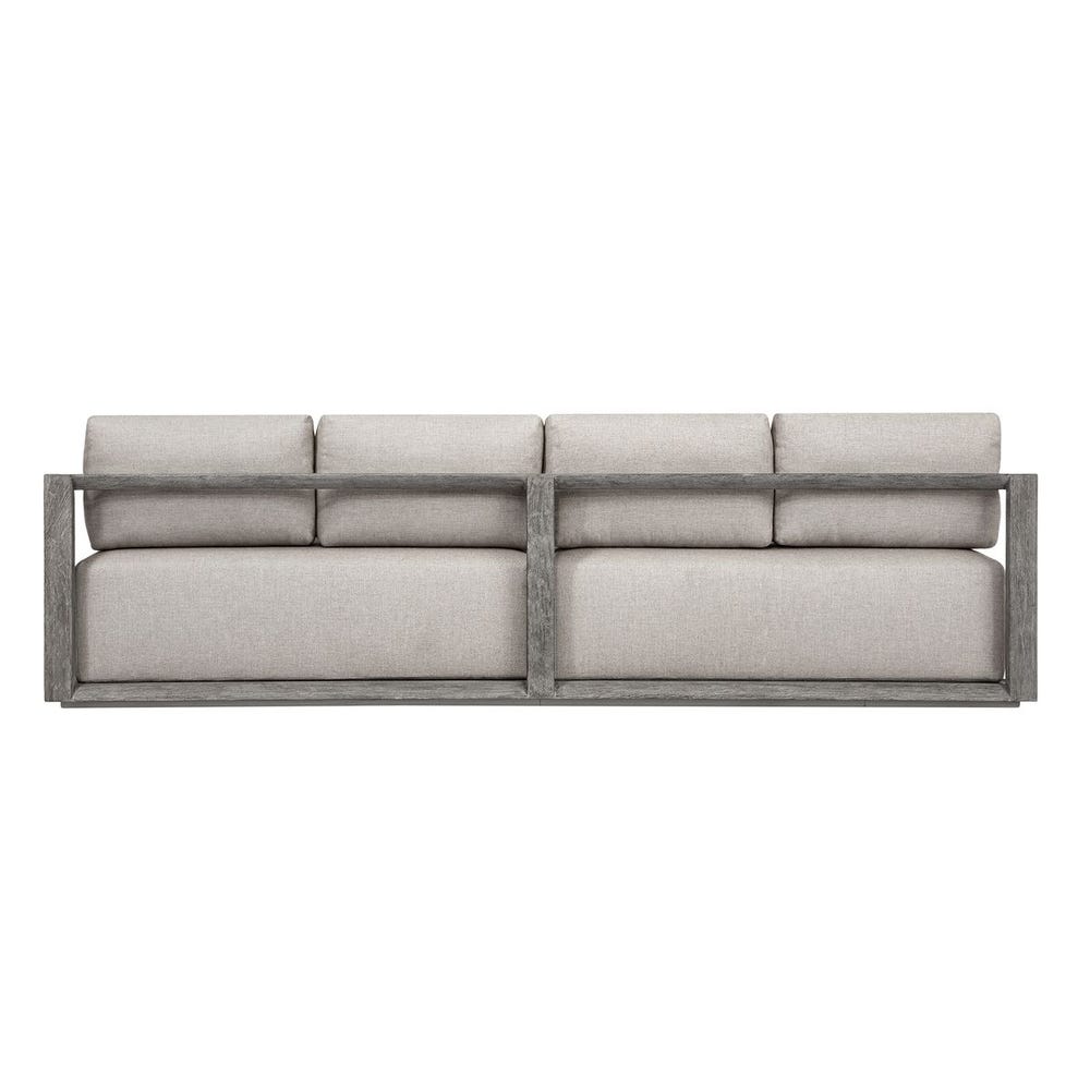 Remsen 4 Seater Outdoor Sofa, Weathered Gray/Dove