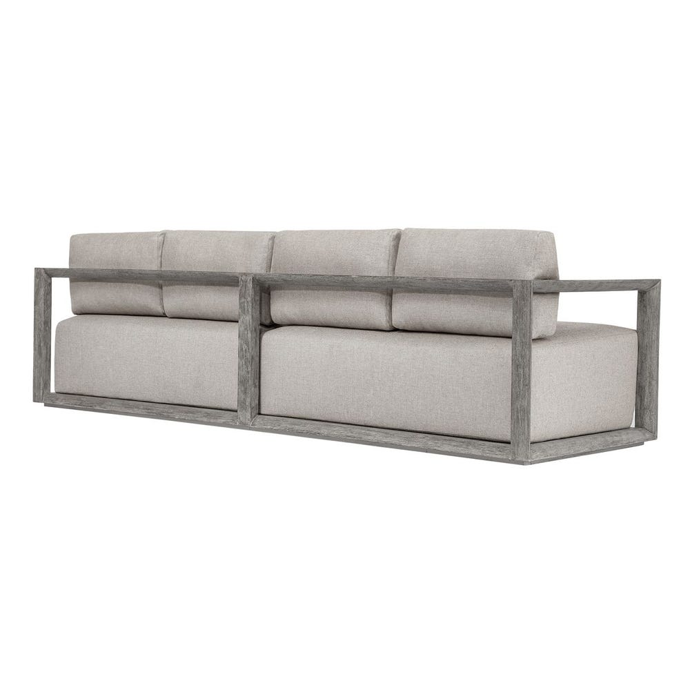 Remsen 4 Seater Outdoor Sofa, Weathered Gray/Dove