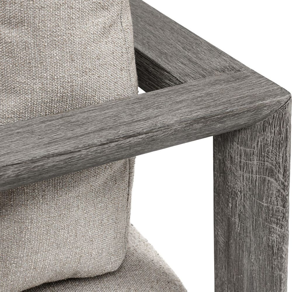 Remsen 4 Seater Outdoor Sofa, Weathered Gray/Dove