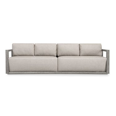 Remsen 4 Seater Outdoor Sofa, Weathered Gray/Dove