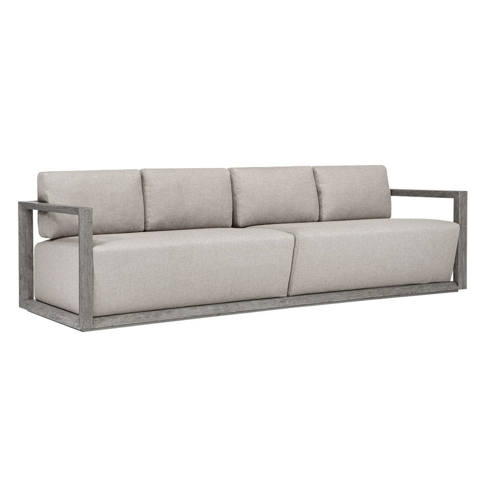 Remsen 4 Seater Outdoor Sofa, Weathered Gray/Dove