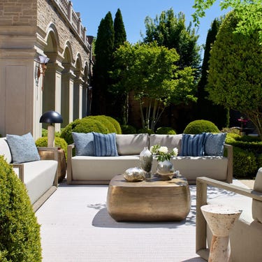 Remsen 4 Seater Outdoor Sofa, Weathered Gray/Dove