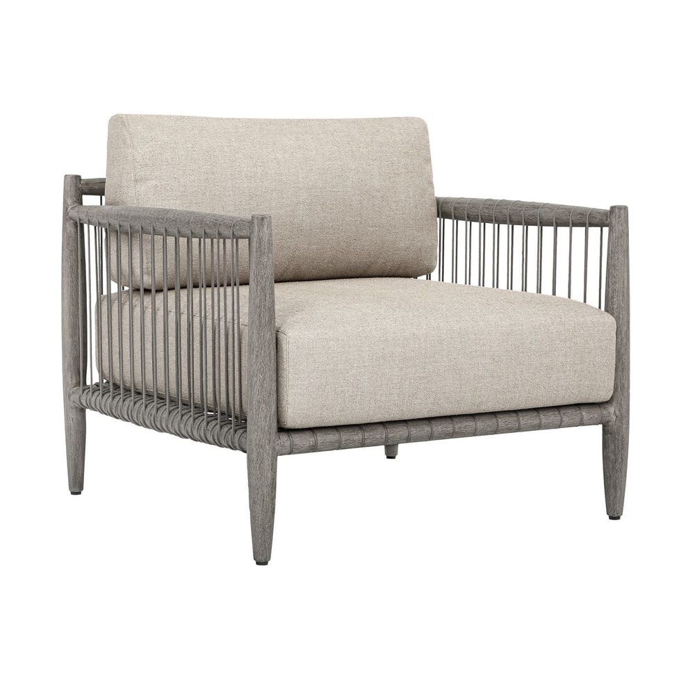 Borneo Outdoor Lounge Chair, Dove