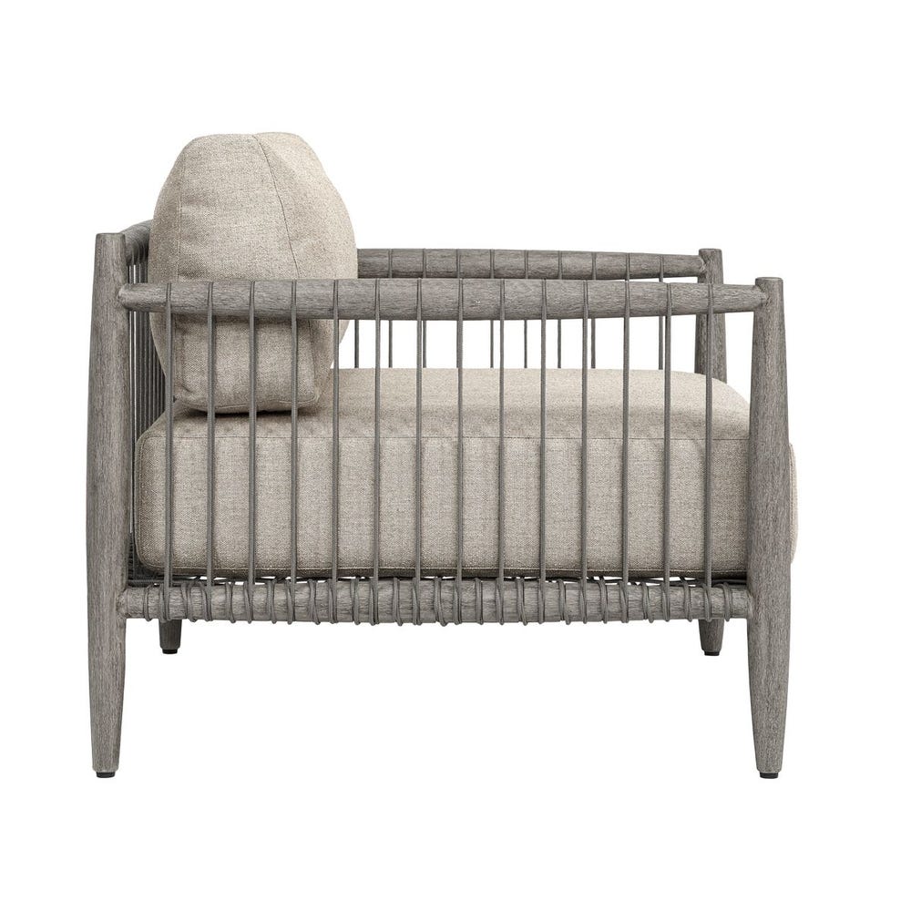 Borneo Outdoor Lounge Chair, Dove