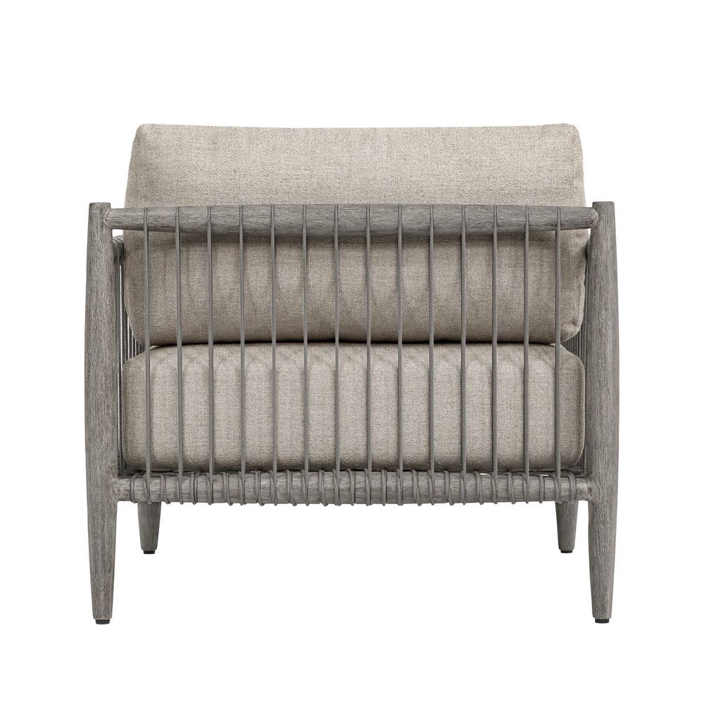Borneo Outdoor Lounge Chair, Dove
