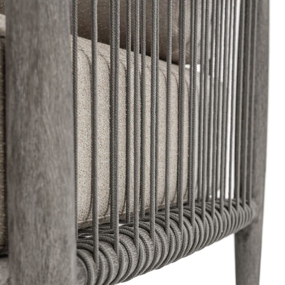 Borneo Outdoor Lounge Chair, Dove