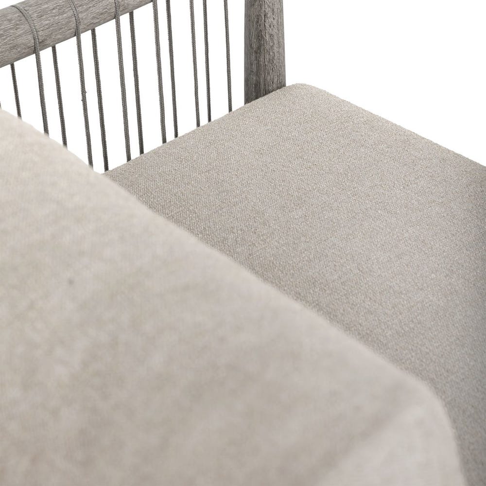 Borneo Outdoor Lounge Chair, Dove