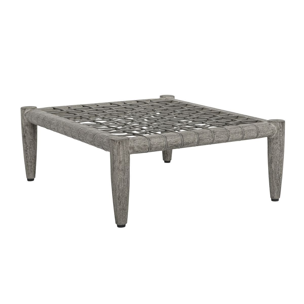 Borneo Outdoor Ottoman, Dove – Furniture by Uttermost | Sutter & Vale