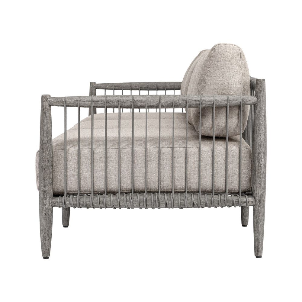 Borneo Outdoor Sofa, Dove