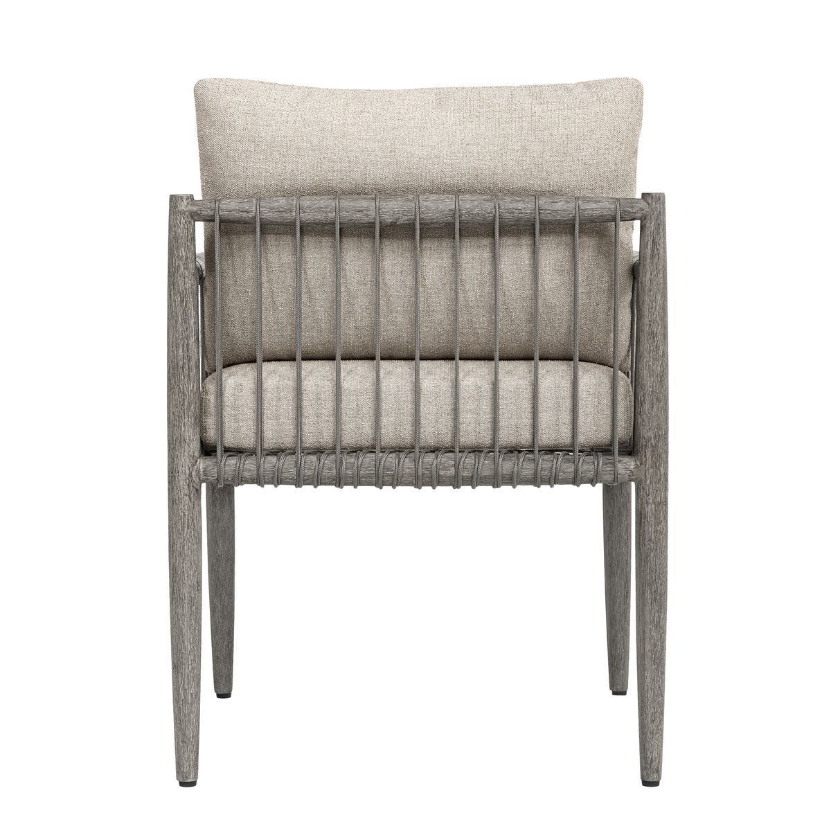 Borneo Outdoor Dining Chair, Dove – Furniture by Uttermost | Sutter & Vale