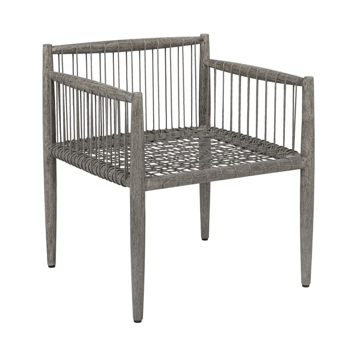 Borneo Outdoor Dining Chair, Dove – Furniture by Uttermost | Sutter & Vale
