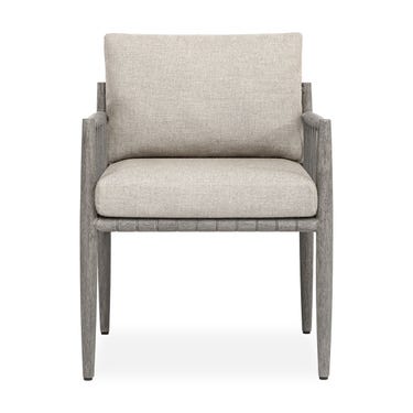 Borneo Outdoor Dining Chair, Dove
