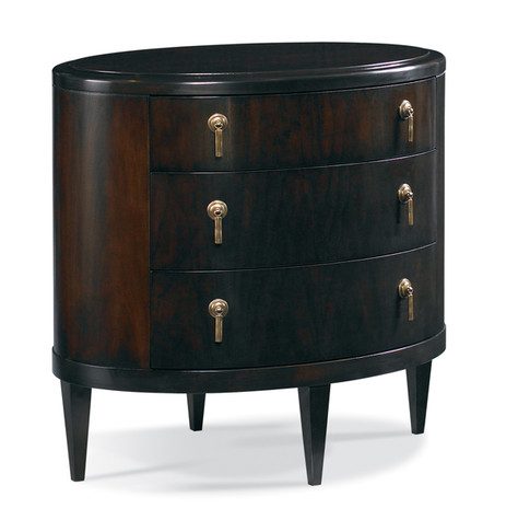 Ibiza Oval Bedside Table