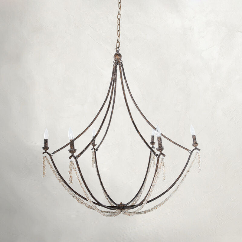 Nakita Chandelier - Brown
