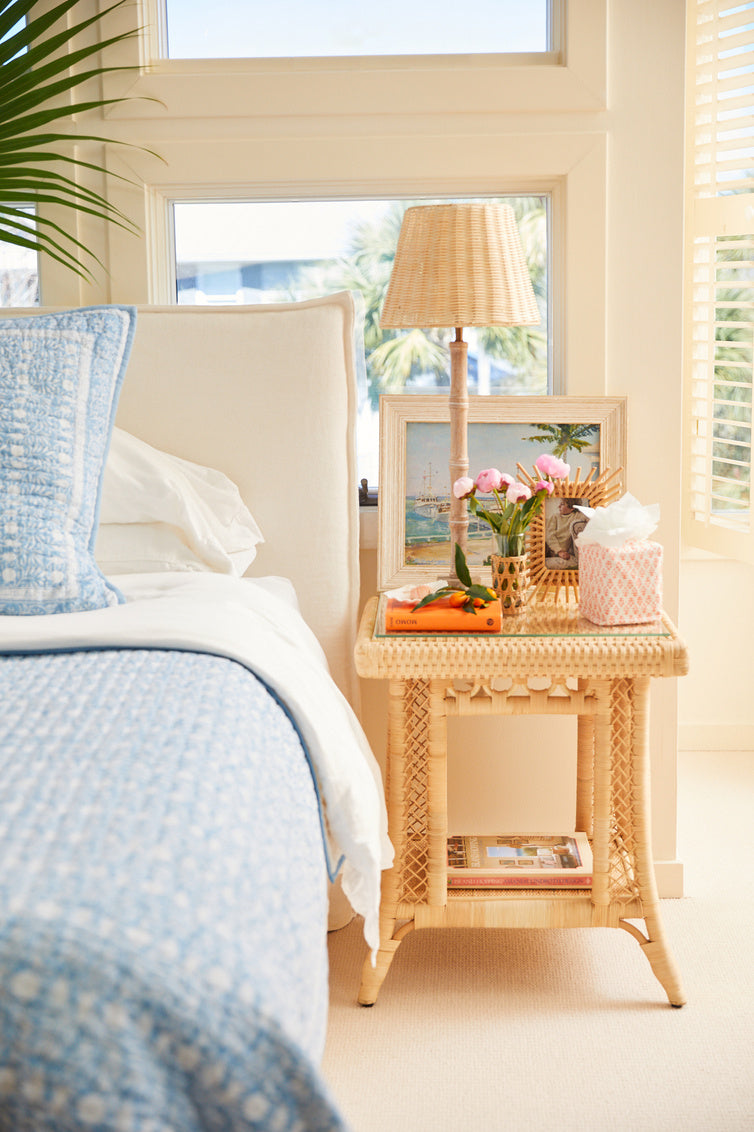 Hope Town Side Table in Natural / Rattan - Chelsea House