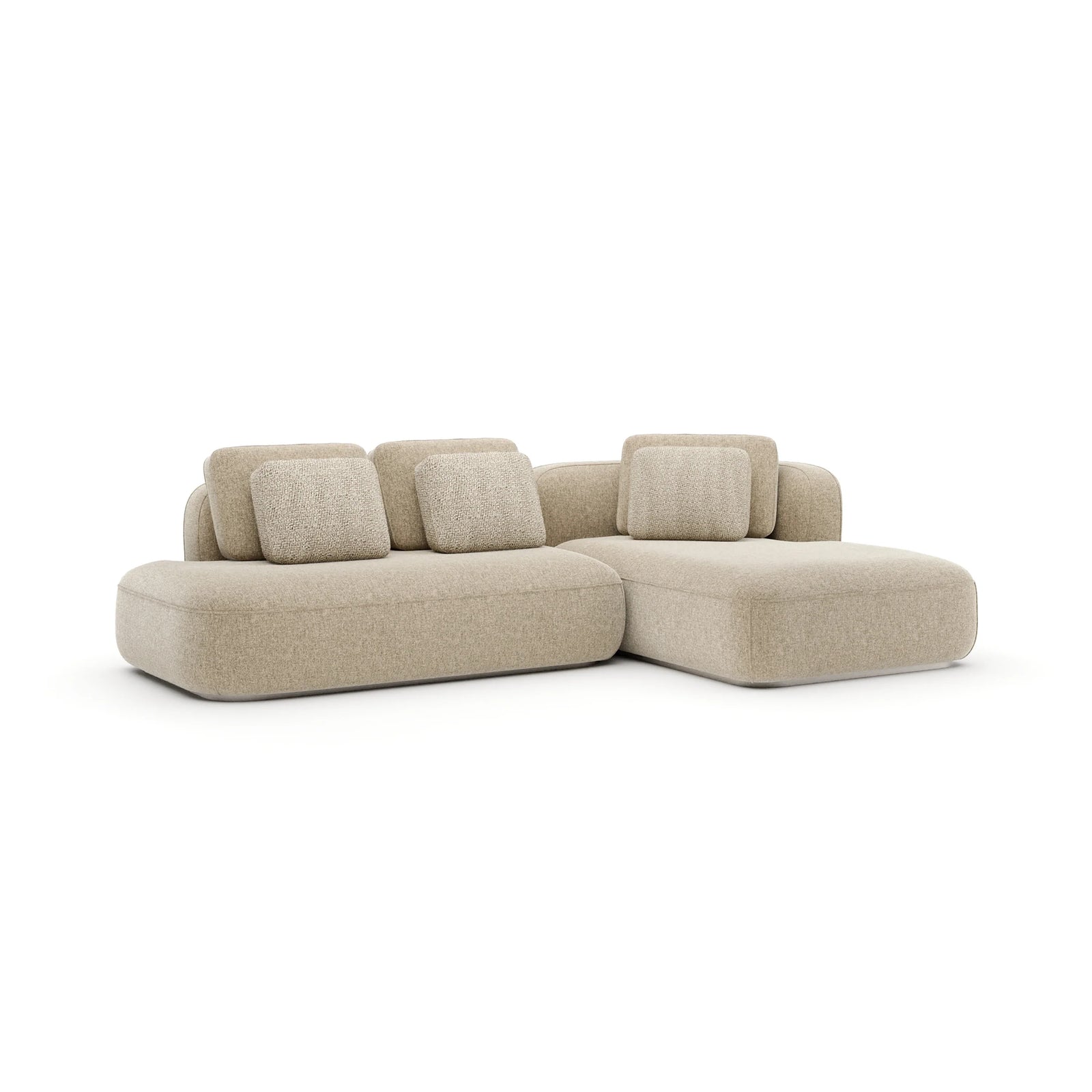 Sasso 2Pc Rt Chaise Sec - Oatmeal