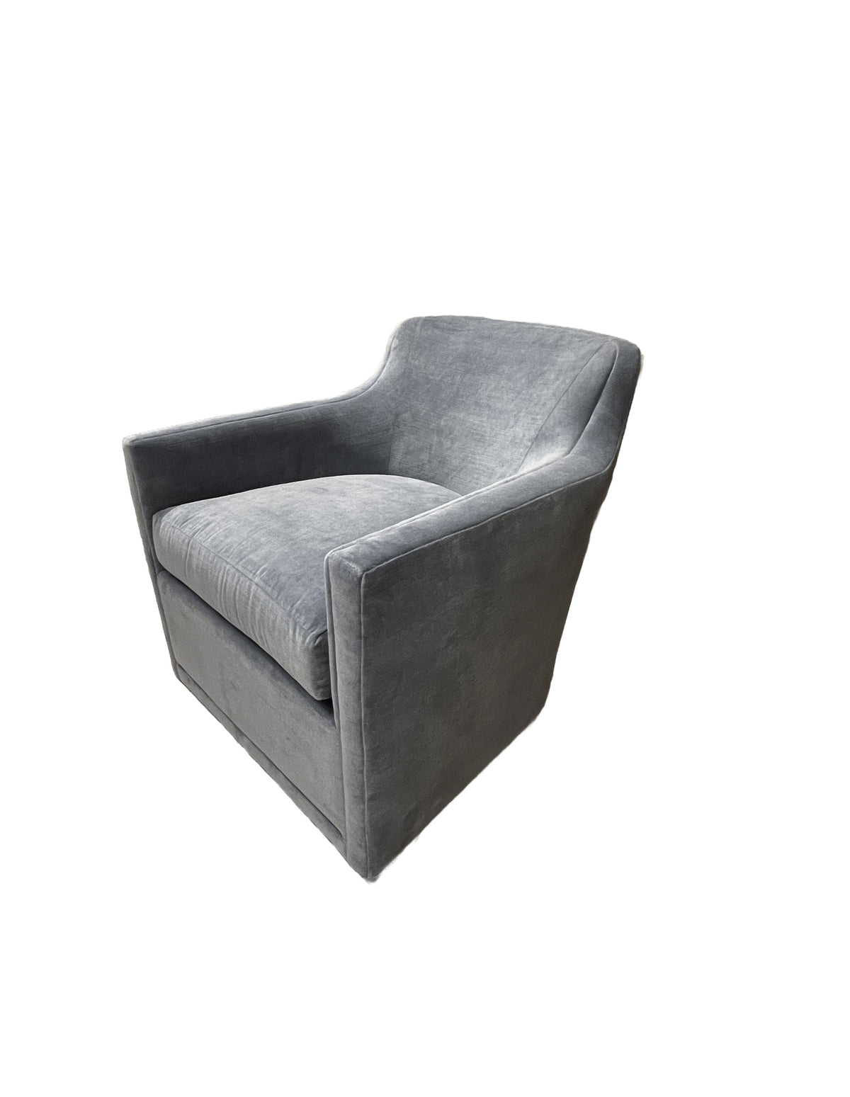 Zelda Swivel Chair in Boca Denim