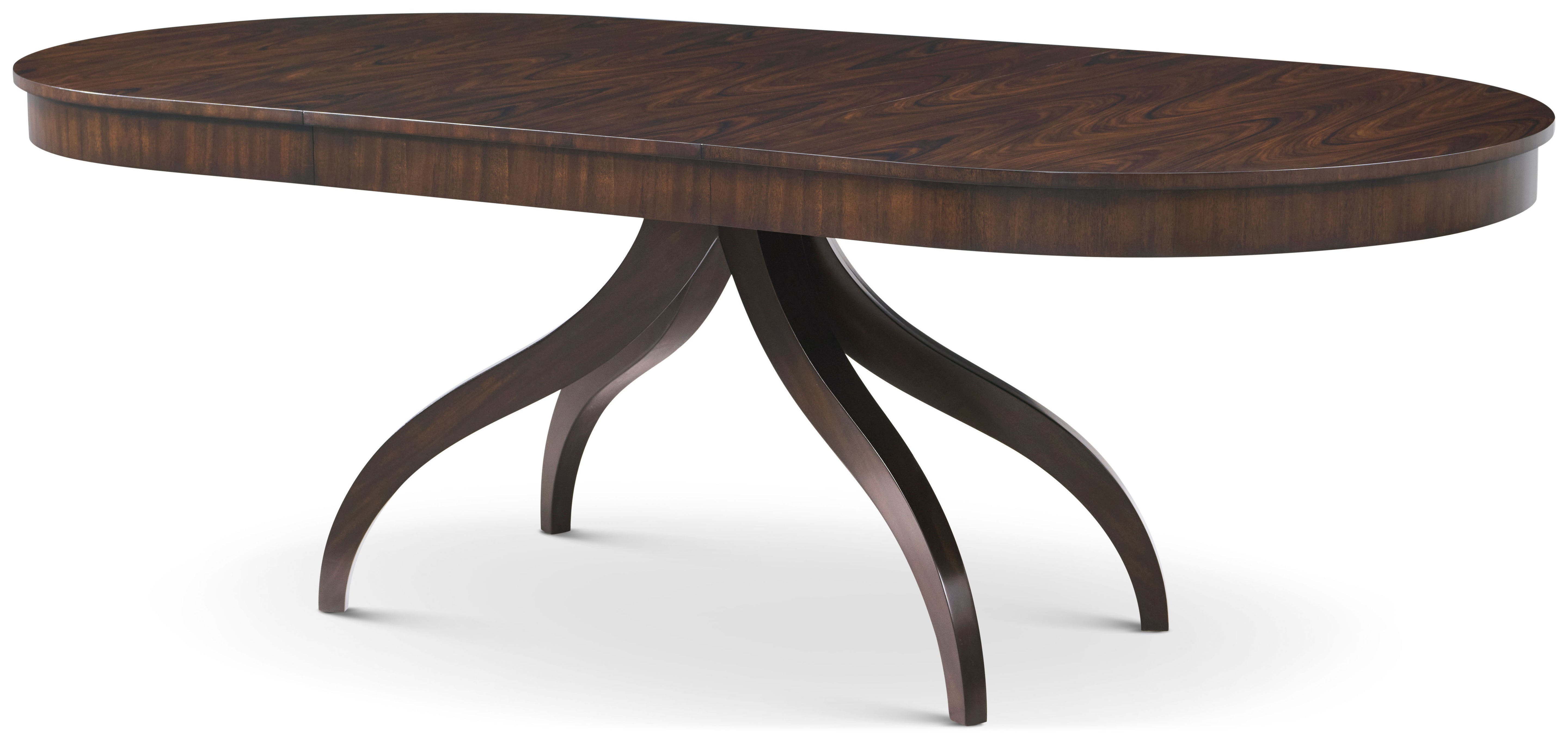 Newman II Dining Table in Morado Veneer, Mahogany - Theodore Alexander