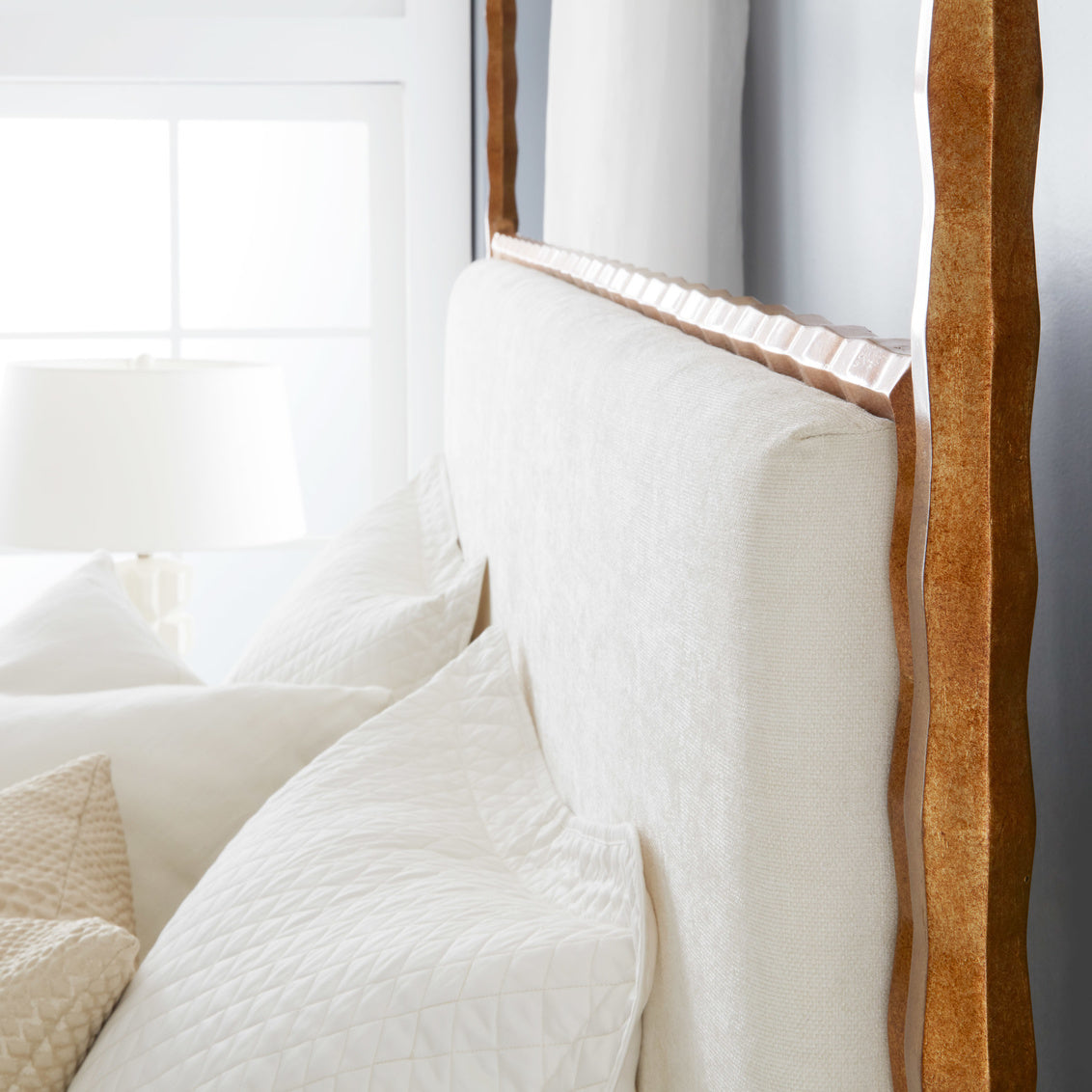 Organic Bed-Gold Leaf-Queen – Beds by Modern History | Sutter & Vale
