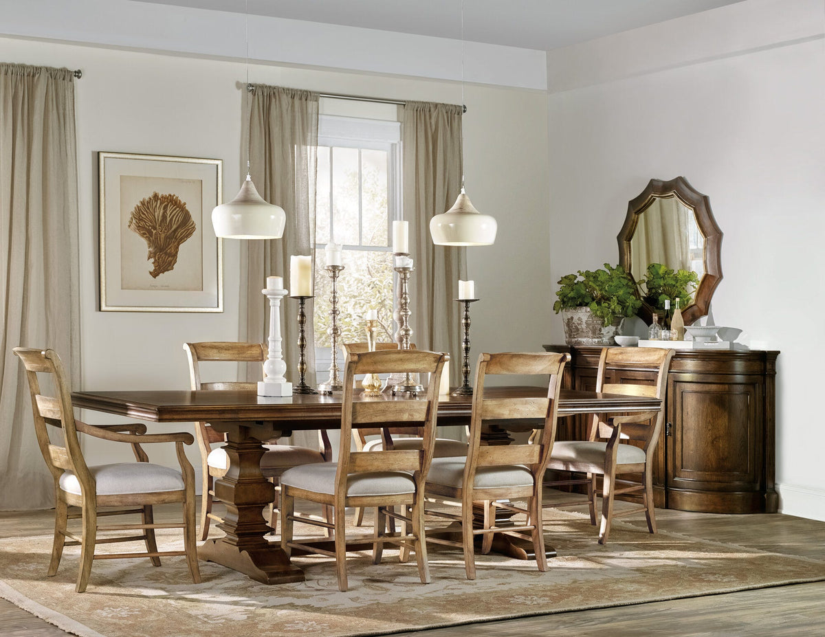 Archivist Trestle Dining Top w/2-18in Leaves