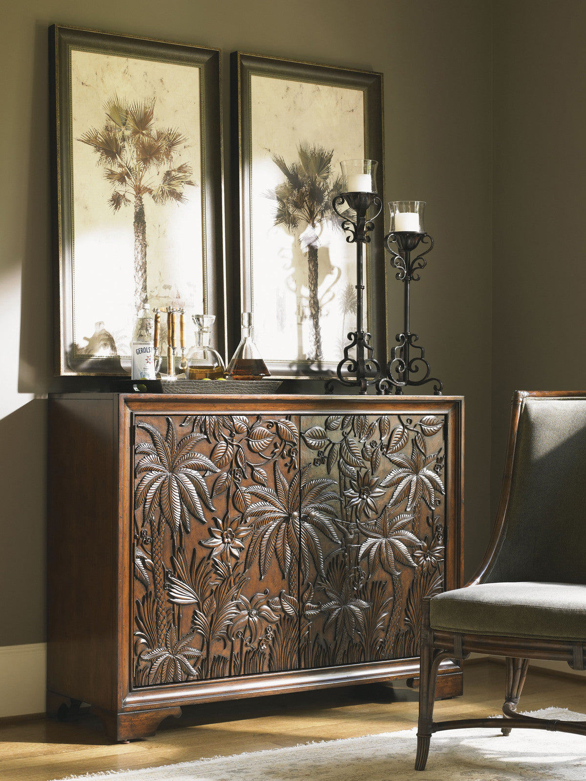 Balboa Carved Door Chest