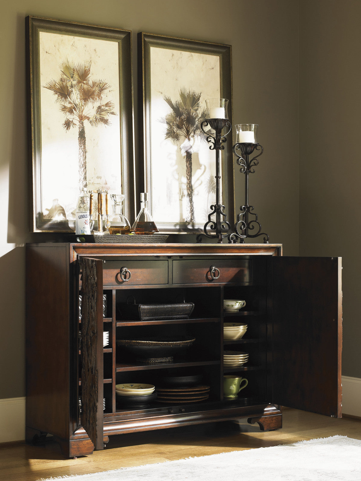 Balboa Carved Door Chest