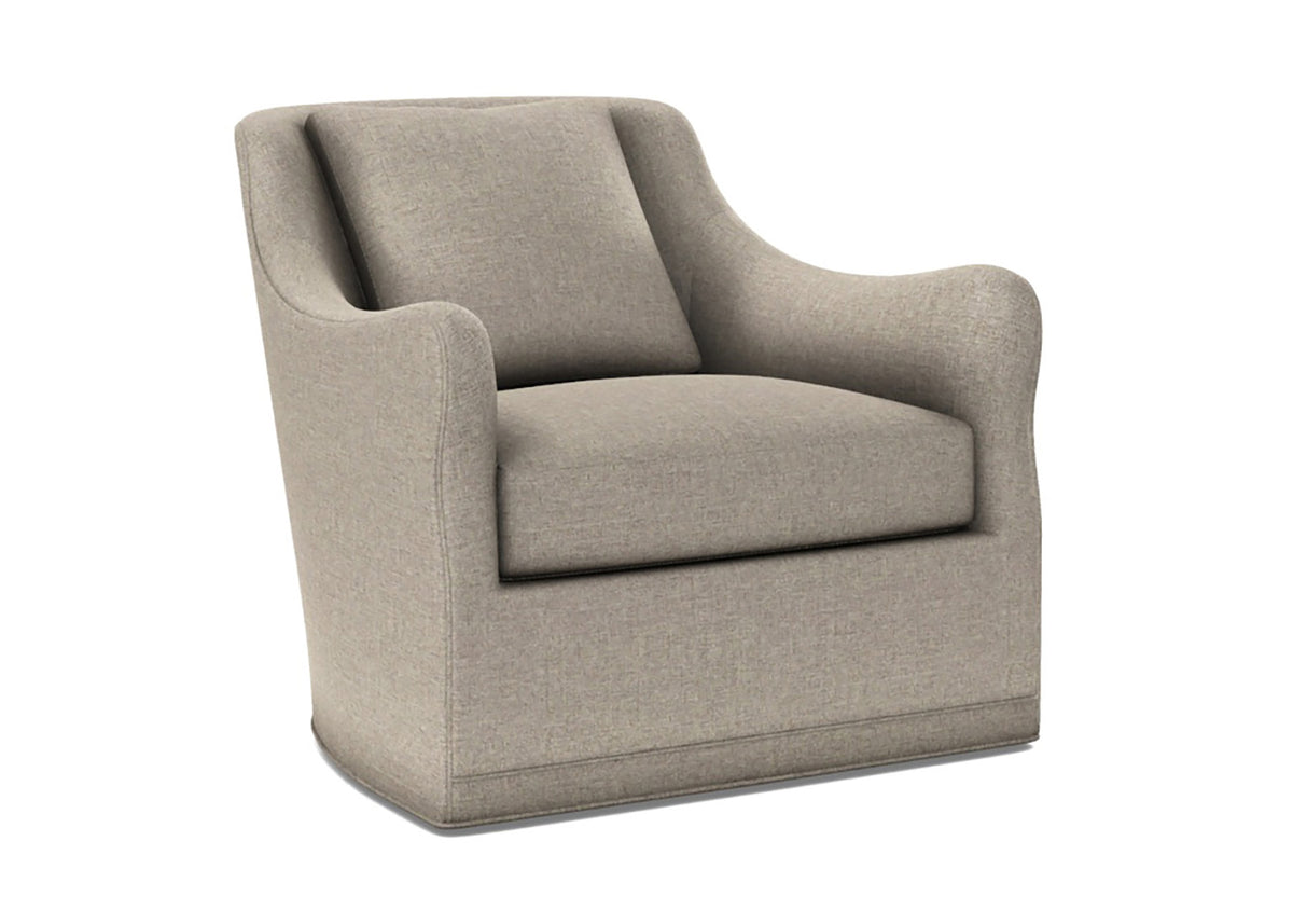 Arcadia Sculpted Arm Swivel Rocker
