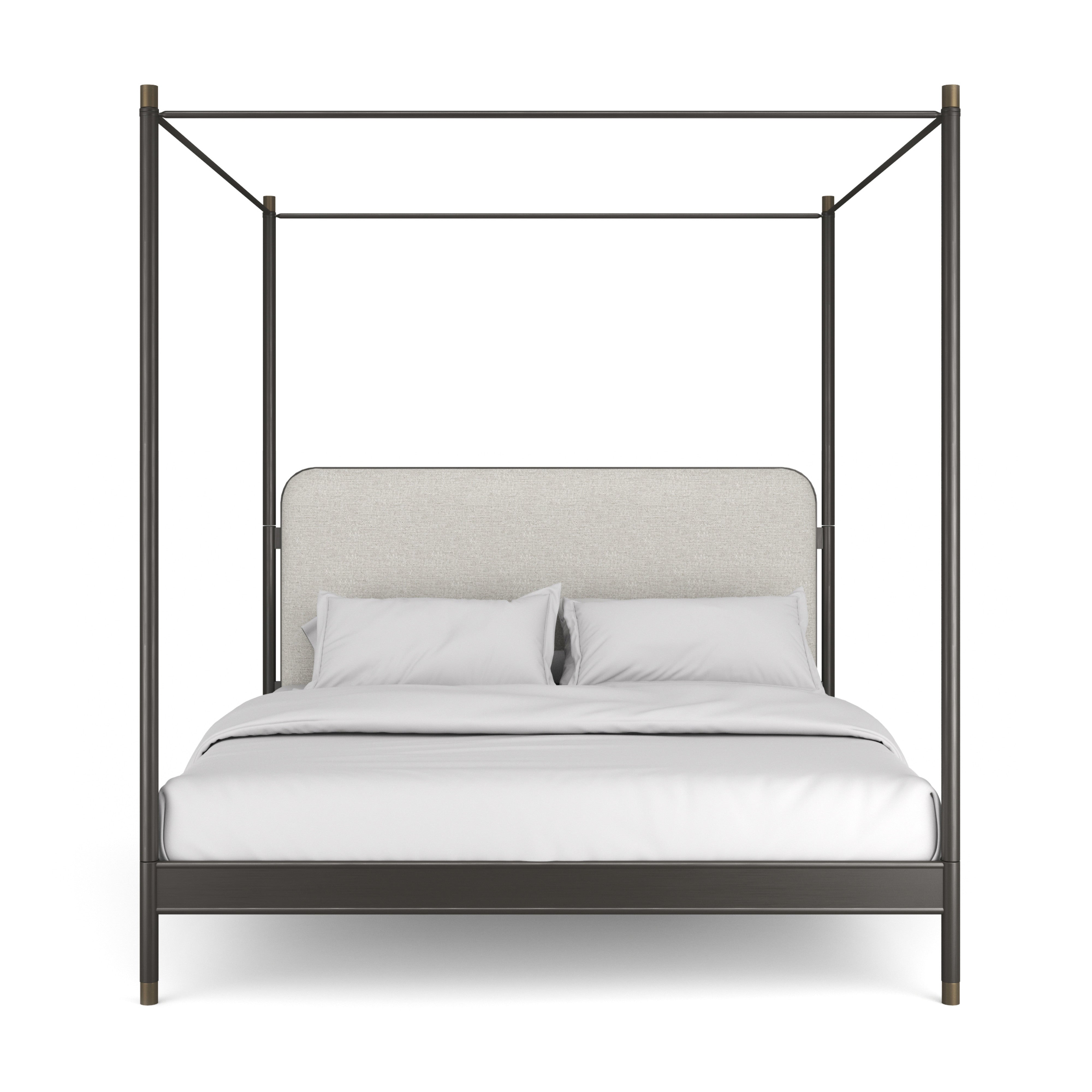 Campaign King Bed With Canopy – Beds by Caracole | Sutter & Vale
