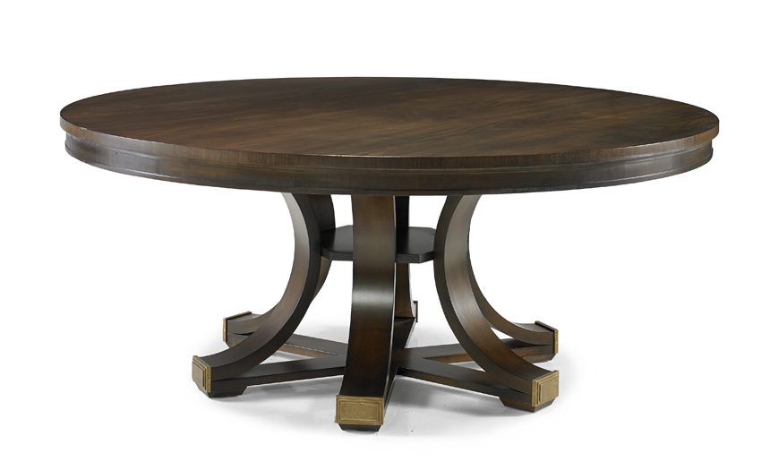 72" Round Walnut Top