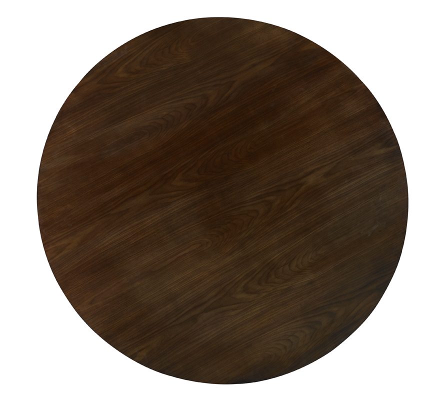 72" Round Walnut Top