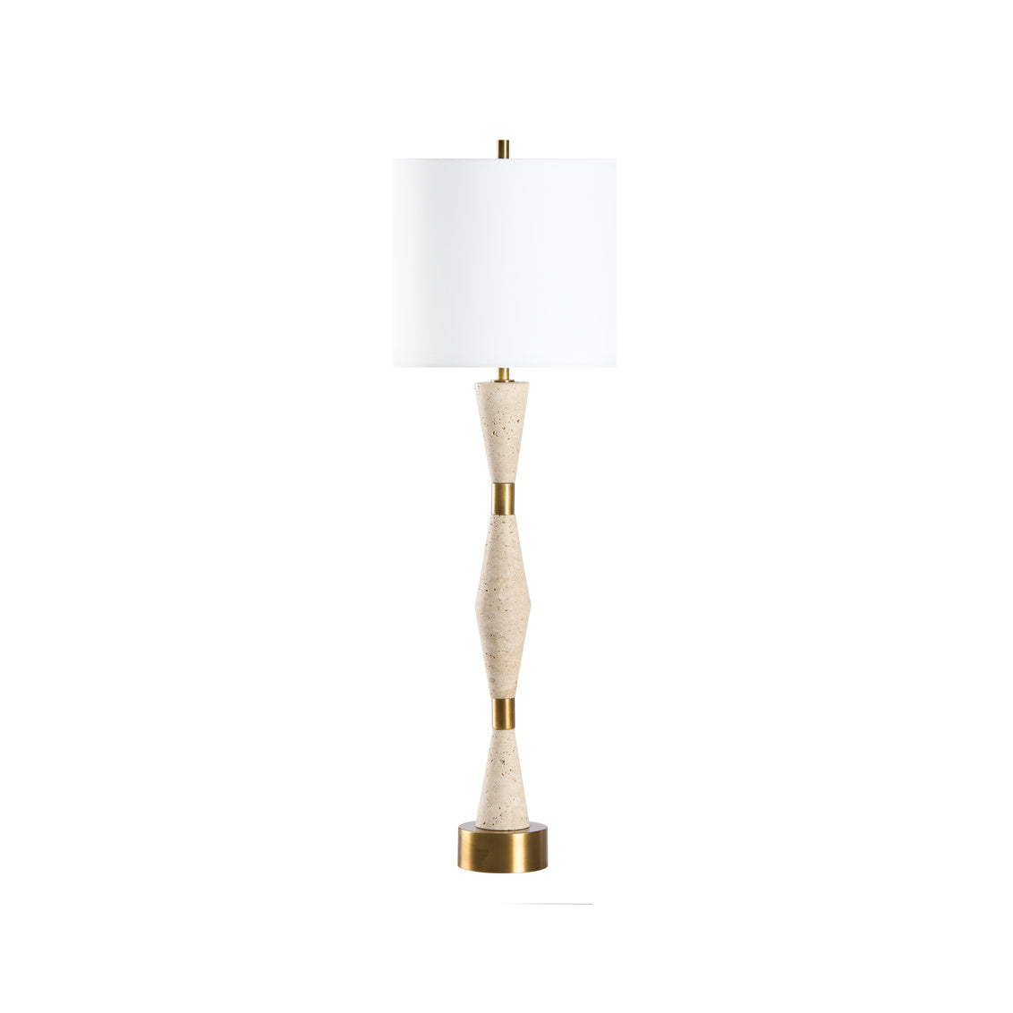 Metroline Travertine Lamp in 36 / Travertine - Chelsea House