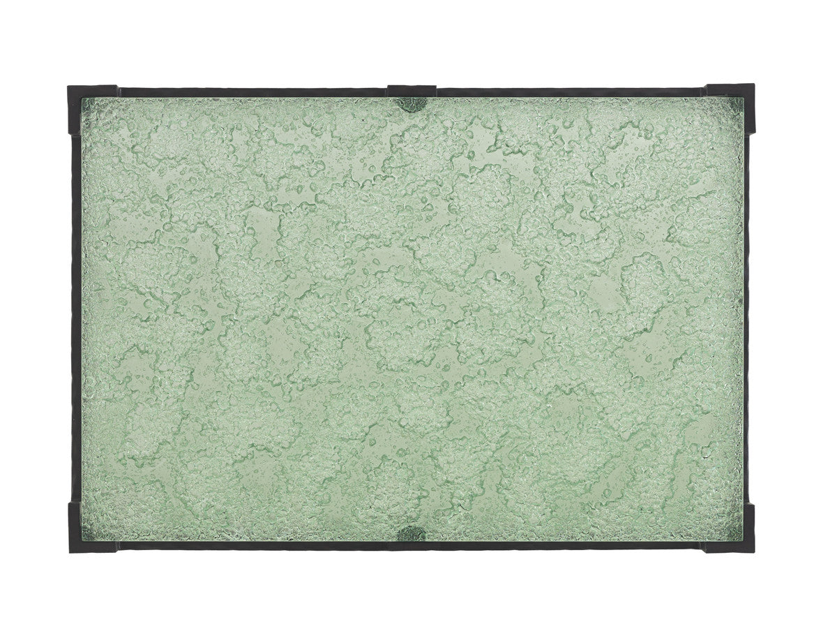 Hermes Reef Glass Top Cocktail Table