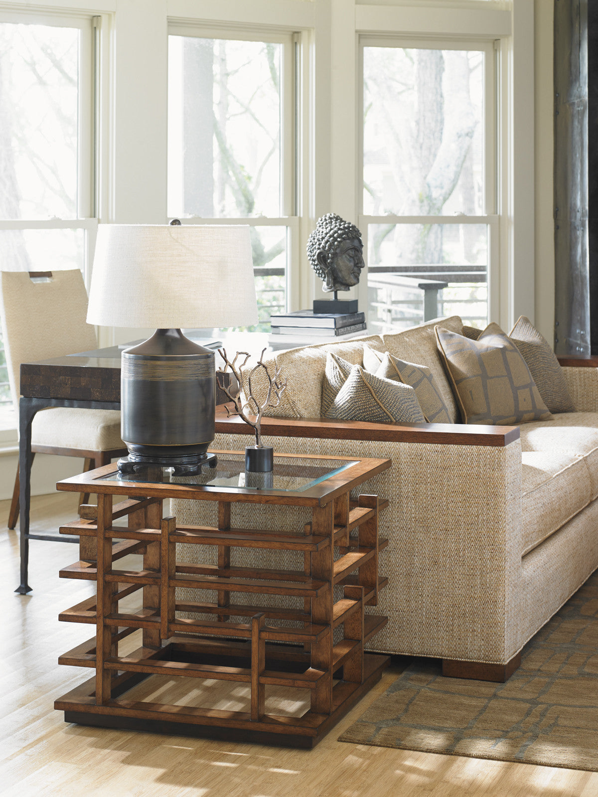 Nobu Square Lamp Table