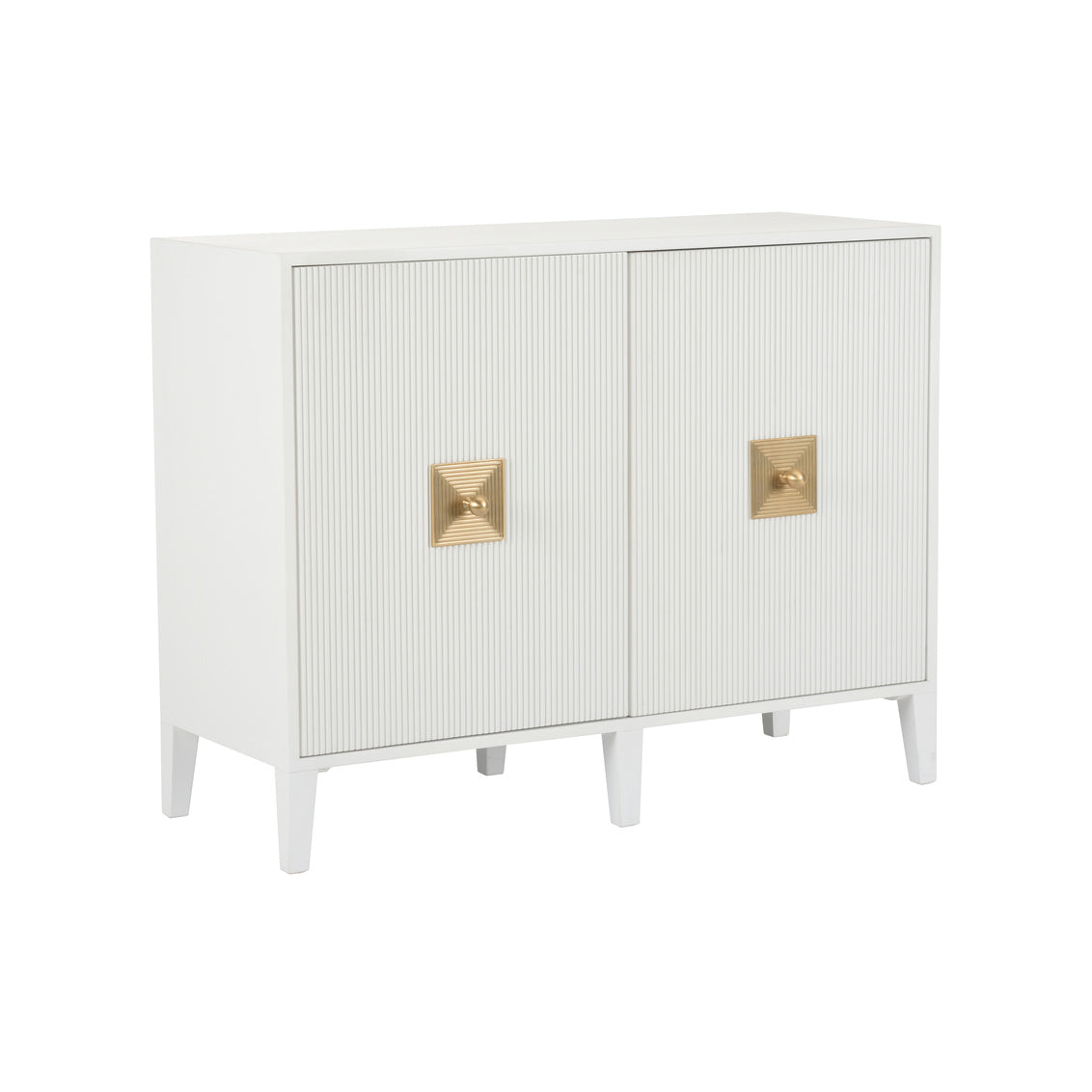 Ridley Petite Buffet - White in 36.5 / Wood - Chelsea House