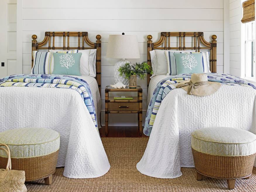 St. Kitts Rattan Headboard Twin