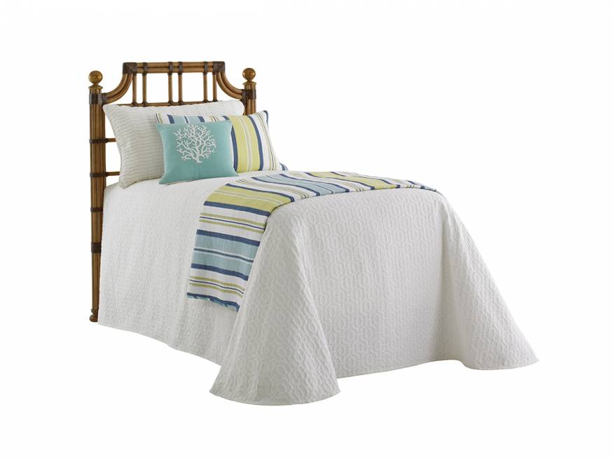 St. Kitts Rattan Headboard Twin