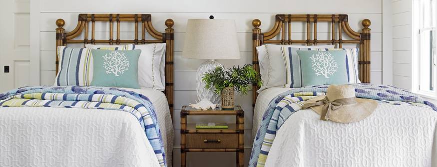 St. Kitts Rattan Headboard Twin