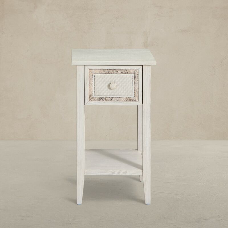 Grand Bermuda Nightstand - Whitewash