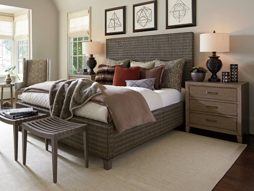 Driftwood Isle Woven Platform Bed