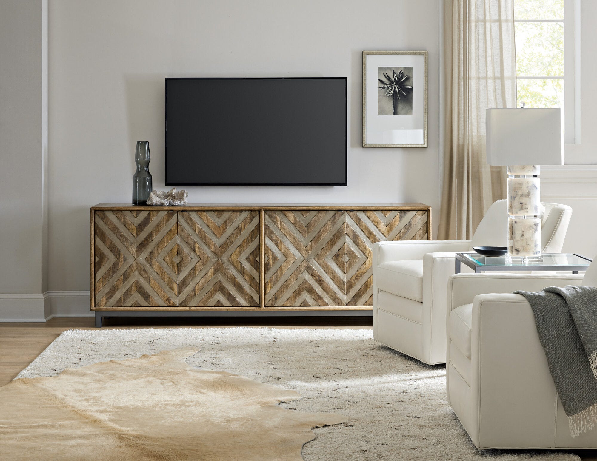 Four-Door Entertainment Console