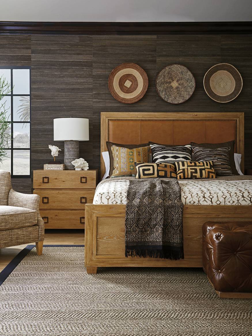 Antilles Upholstered Panel Bed