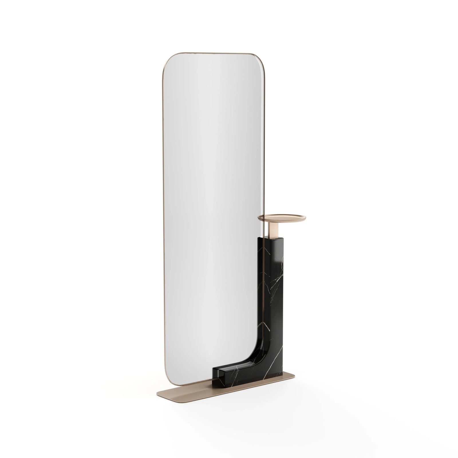 Overlap Floor Mirror Dark
