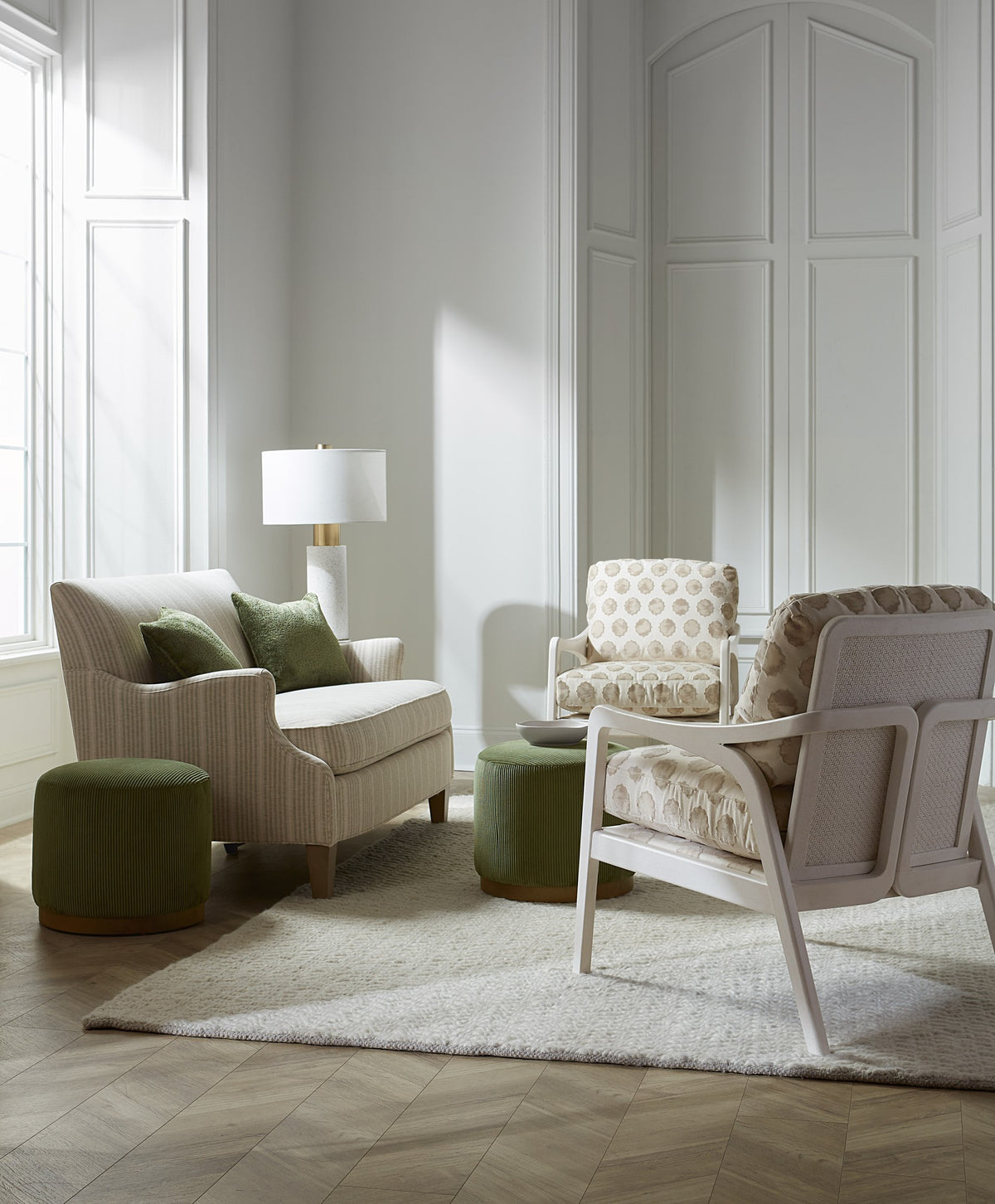 Leland Settee (5706-40) - Fairfield Chair