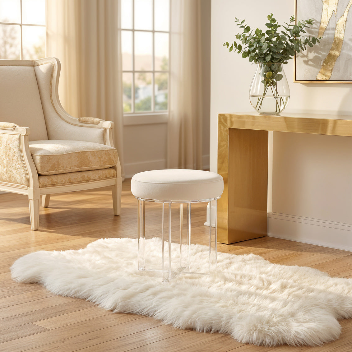 Lucy Acrylic Stool